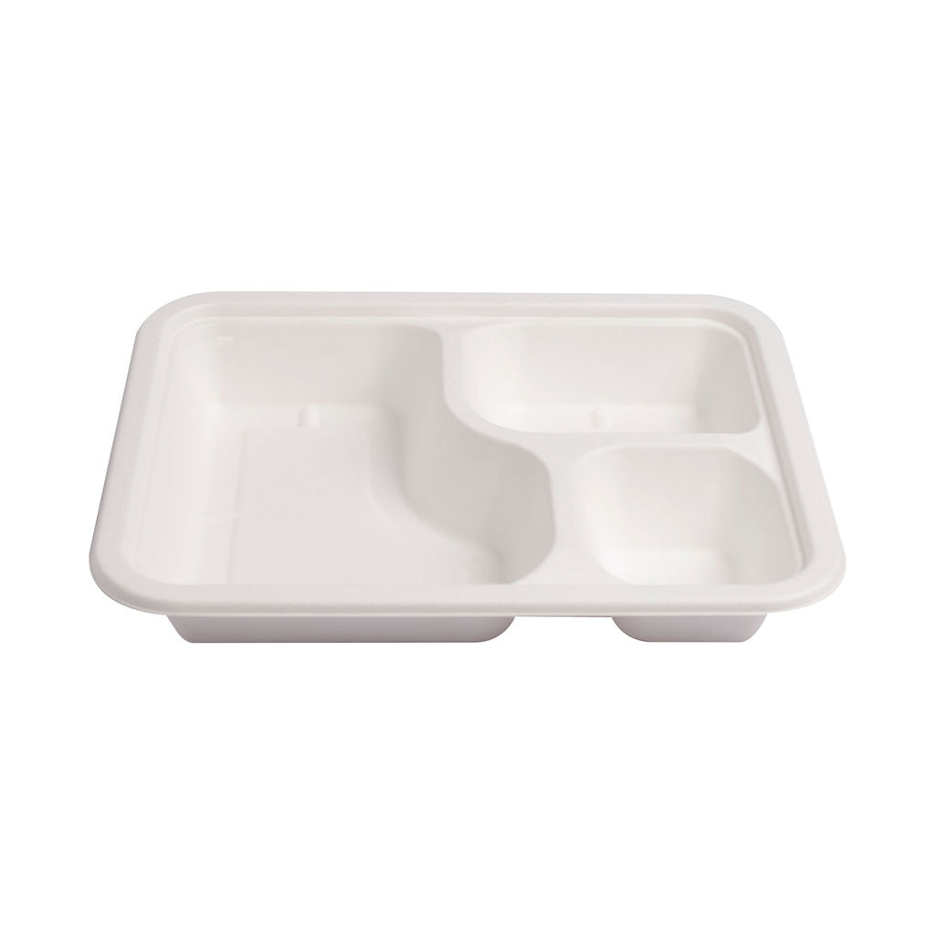 3-Compartment Tray with Lid