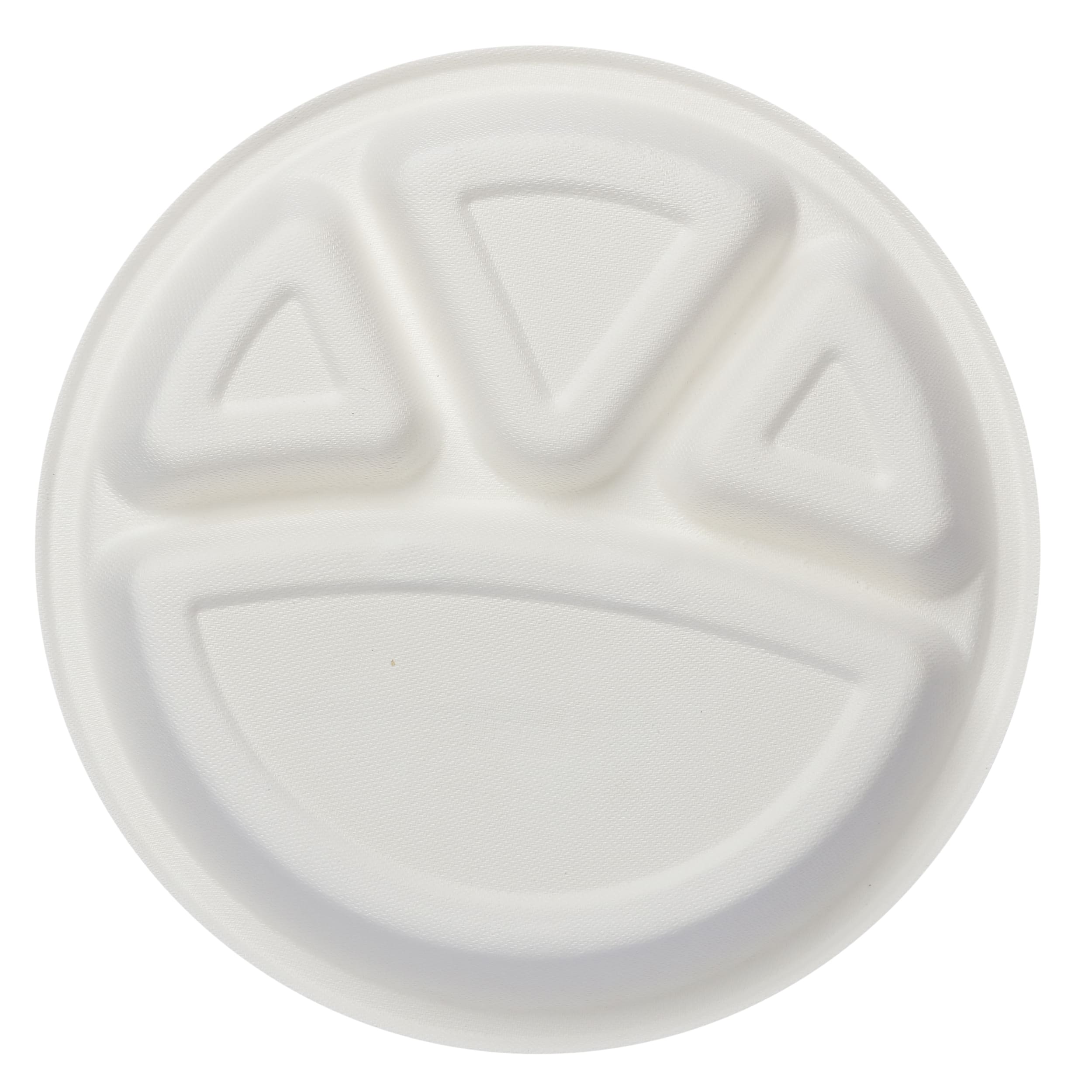 Round Plate 12 inch 4-Compartment