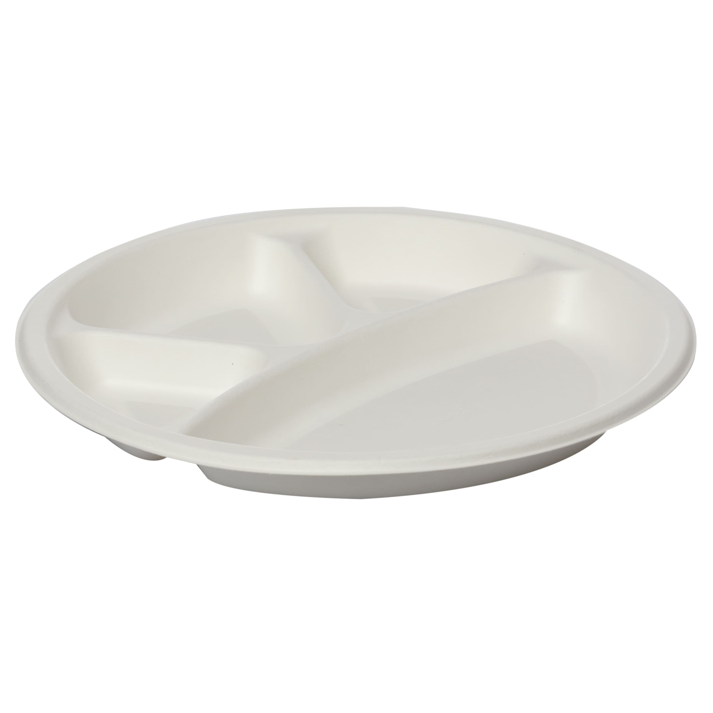 Round Plate 12 inch 4-Compartment